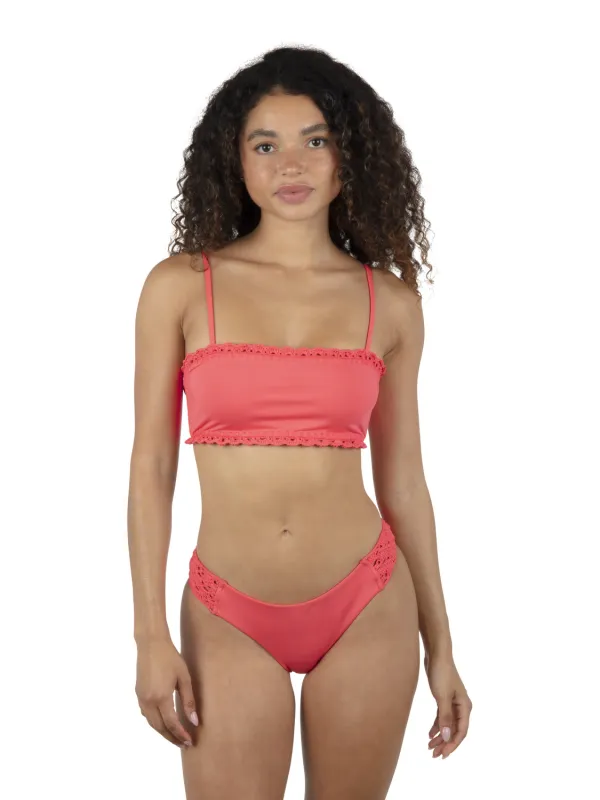 Macrame Bandeau Bikini Top sold by Hurley