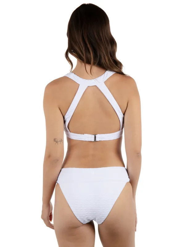 Amphora Banded Hipster Moderate Bikini Bottom sold by Hurley