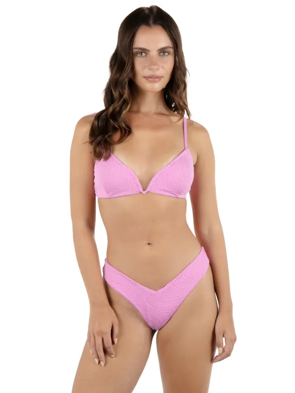 New Wave Jacquard V Bralette Bikini Top sold by Hurley