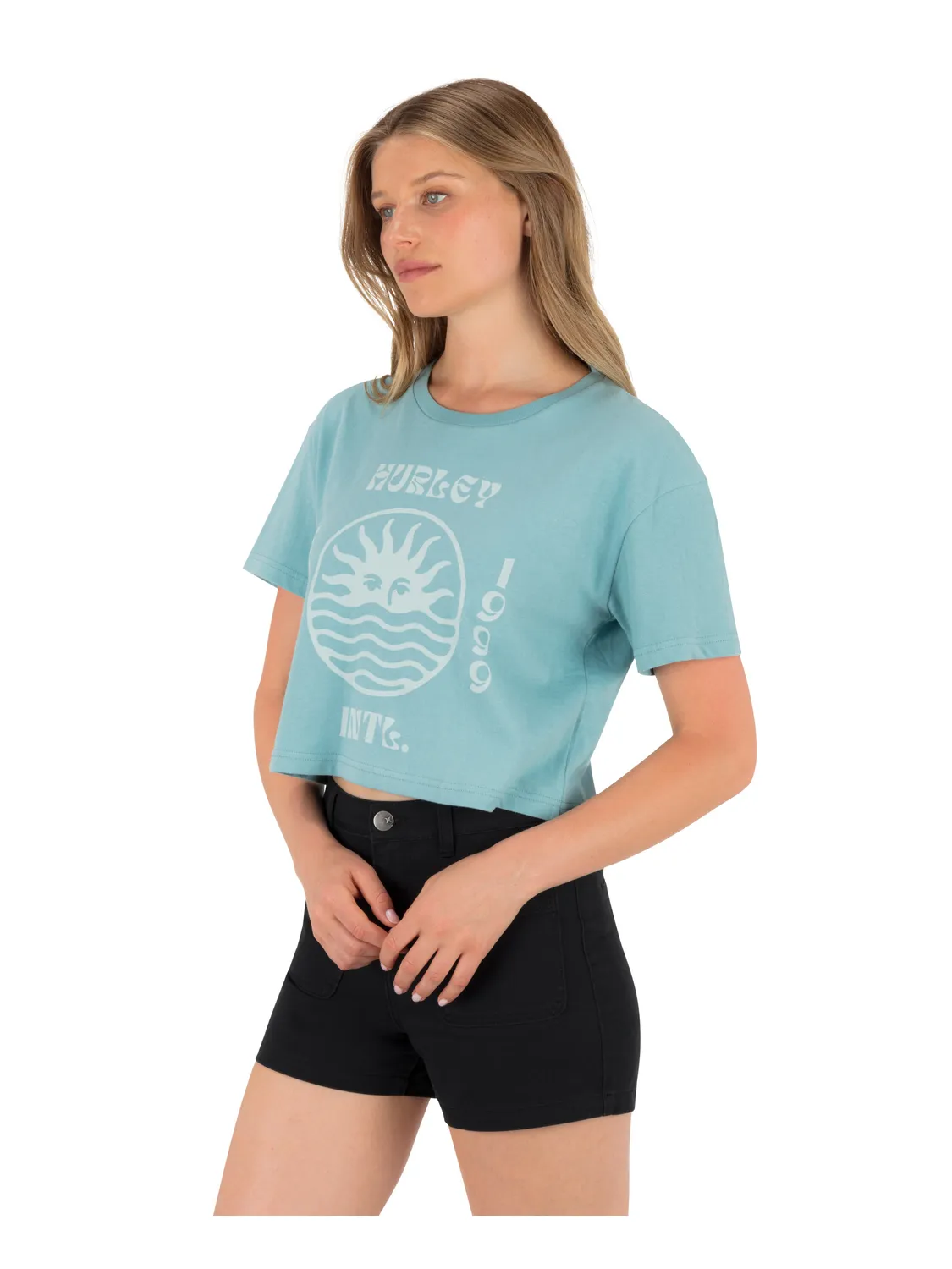 Bliss Boxy Crop Tee sold by Hurley product image thumbnail 5
