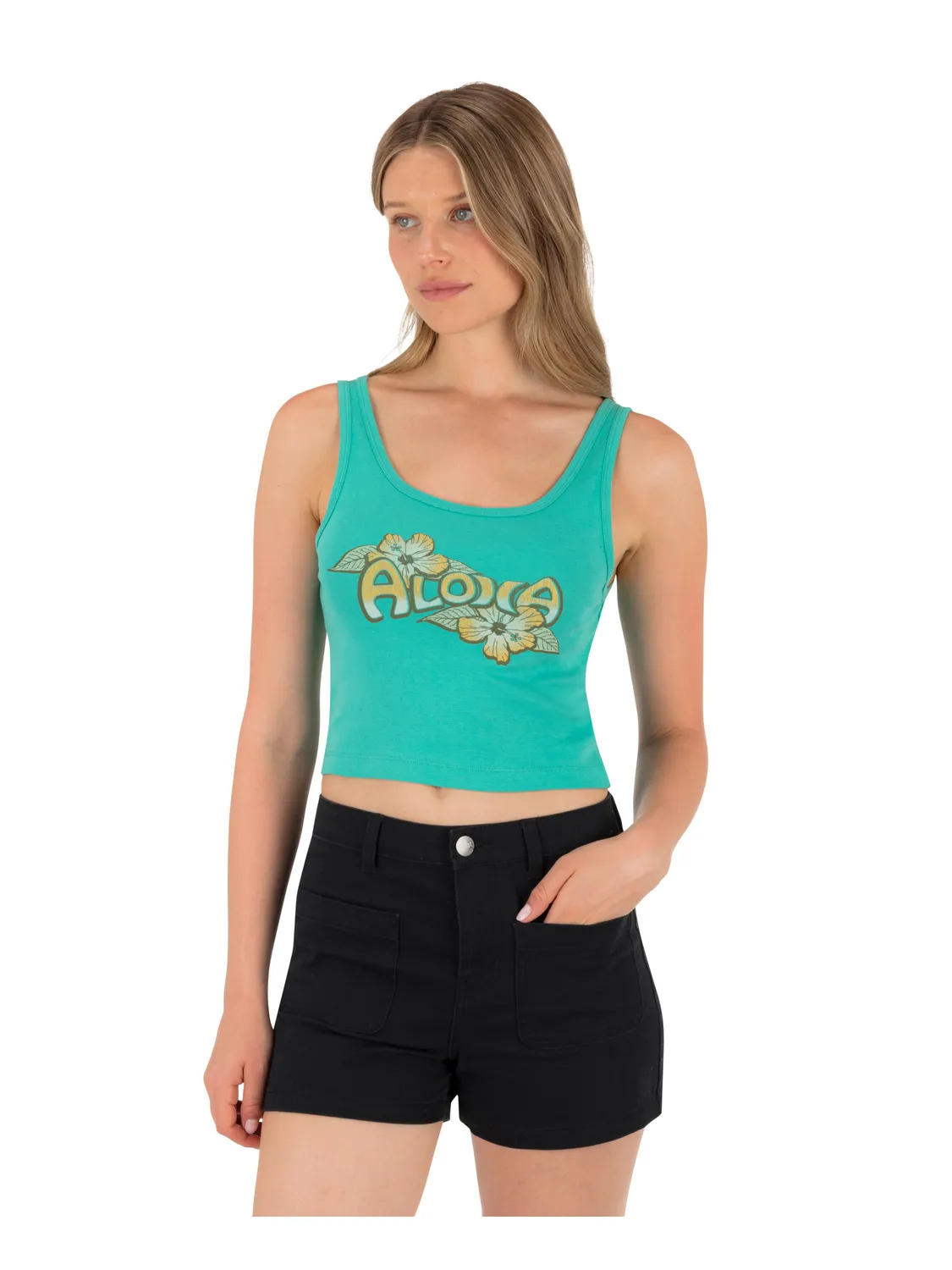Aloha Scoop Crop Tank sold by Hurley product image thumbnail 3