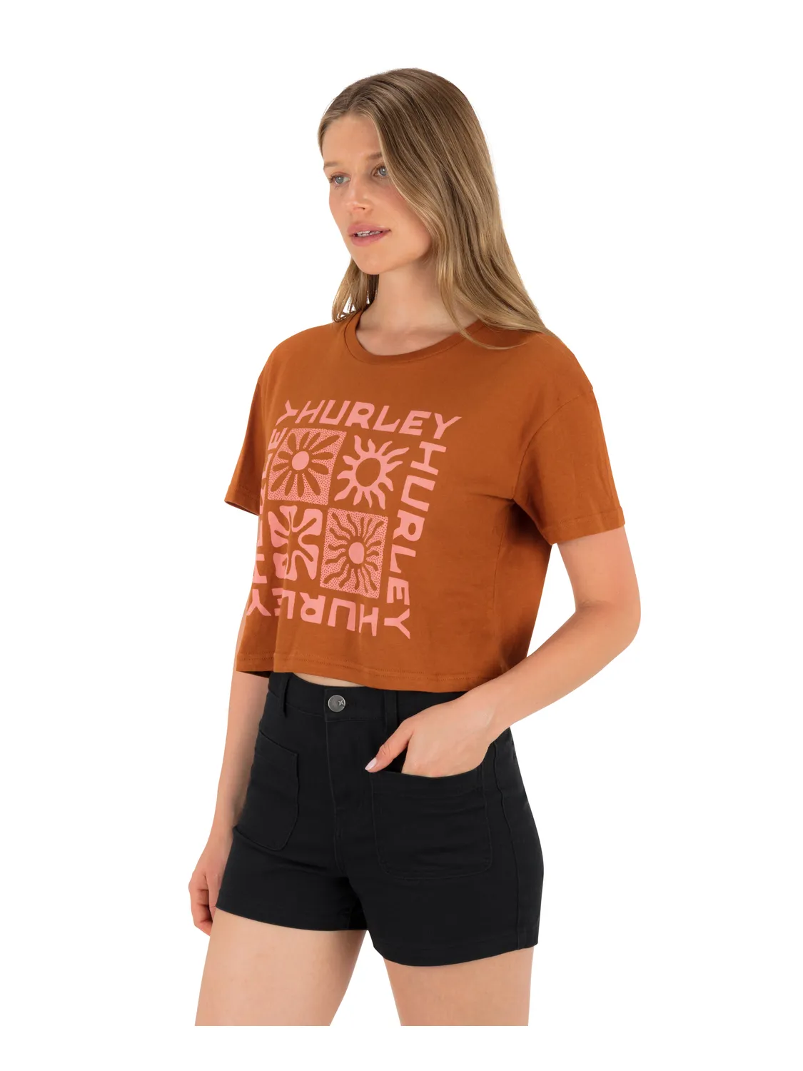 Botany Boxy Crop Tee sold by Hurley product image thumbnail 5