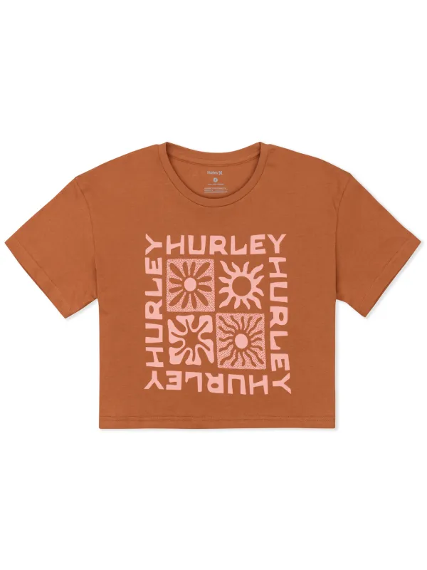 Botany Boxy Crop Tee sold by Hurley