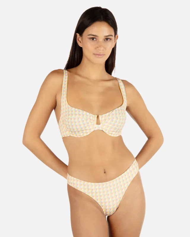 Retro Geo Underwire Bralette sold by Hurley