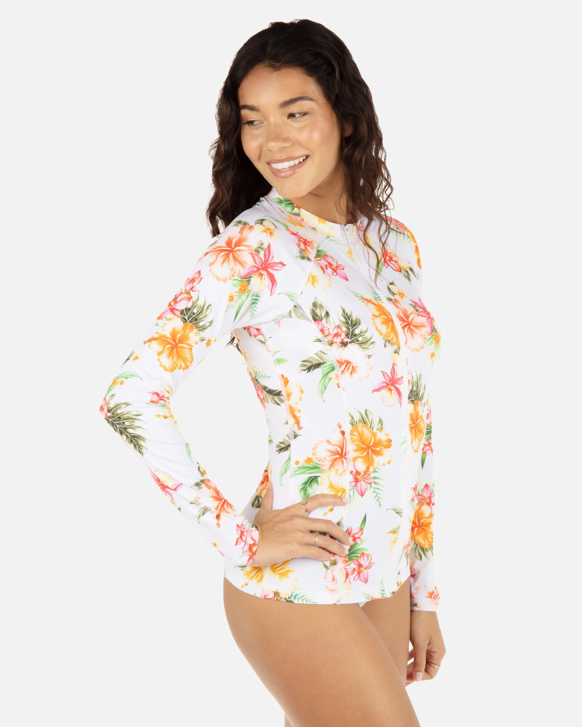 Malia Zip Front Rashguard sold by Hurley product image thumbnail 4