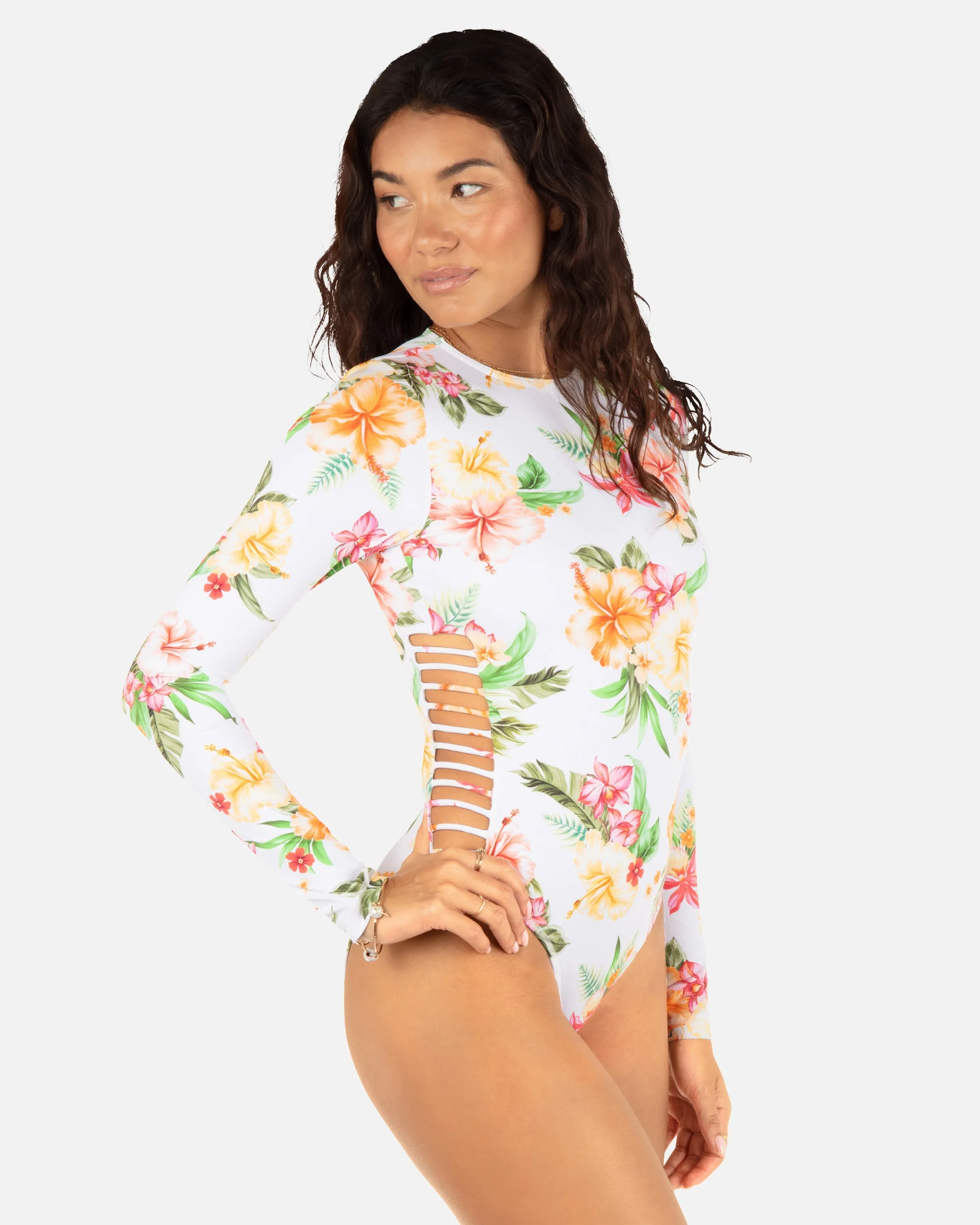 Malia Long Sleeve Zip Back Moderate Surf Suit sold by Hurley product image thumbnail 4