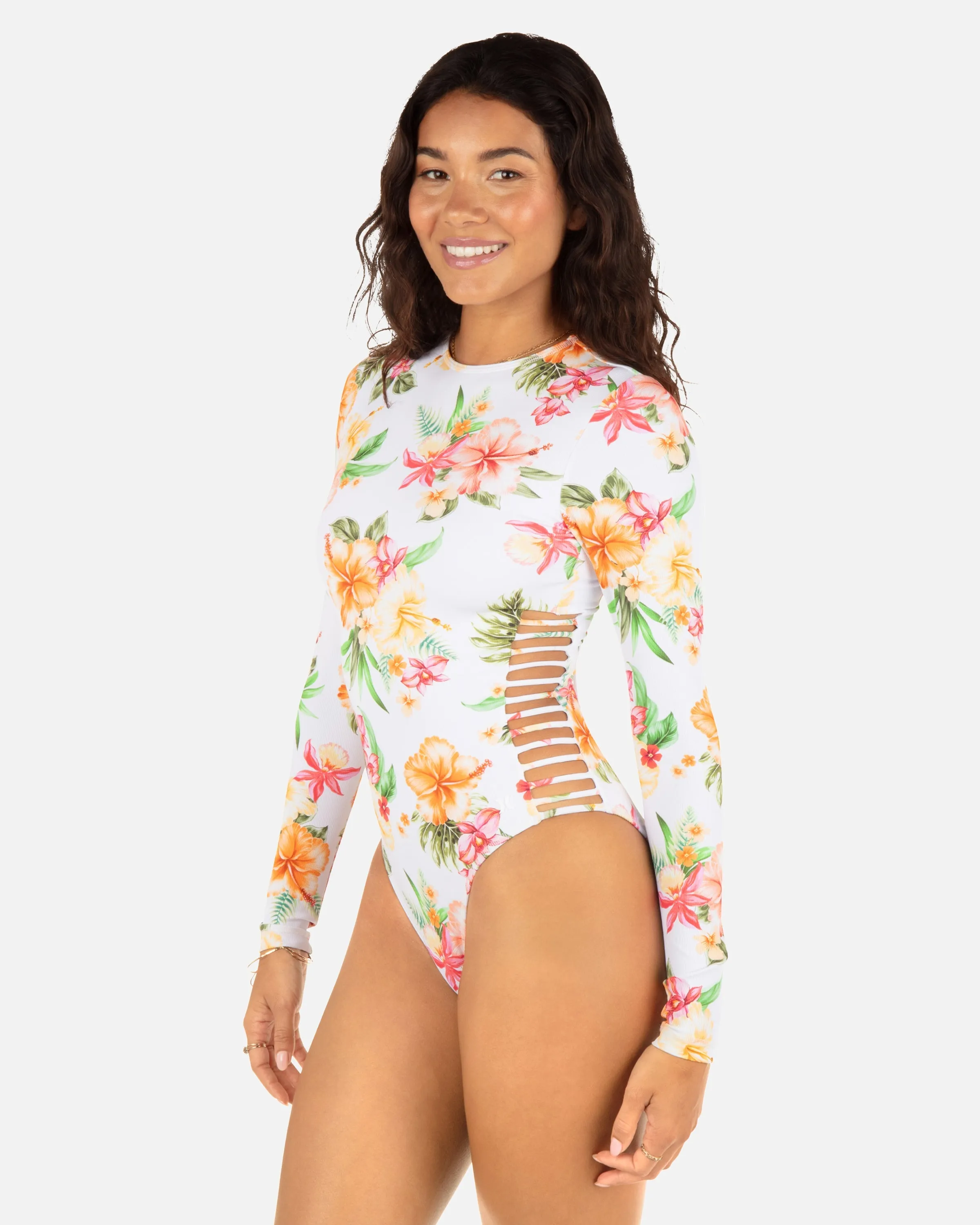 Malia Long Sleeve Zip Back Moderate Surf Suit sold by Hurley product image thumbnail 3