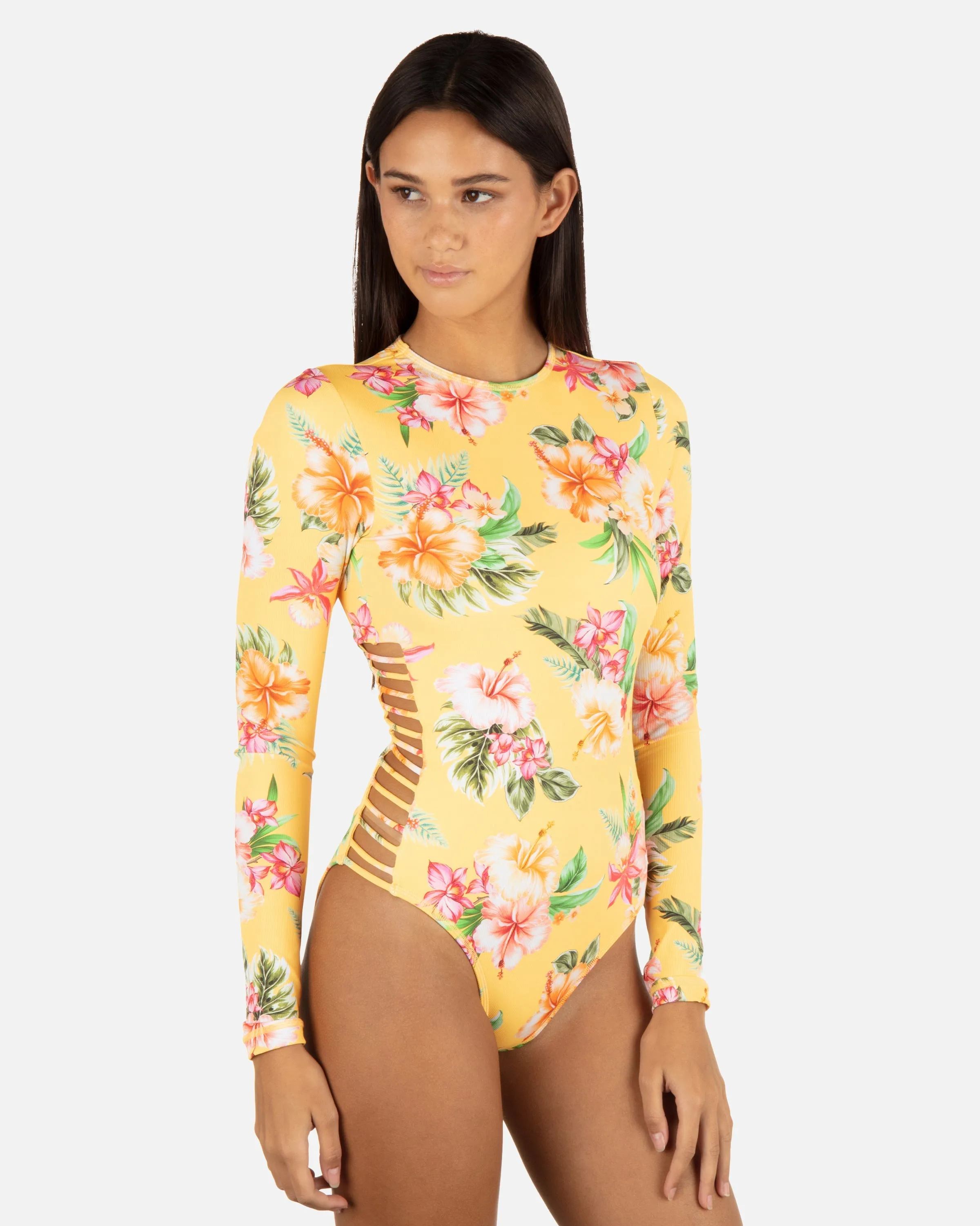 Malia Long Sleeve Zip Back Moderate Surf Suit sold by Hurley product image thumbnail 4