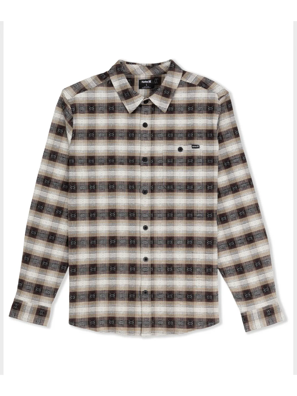 Portland Stretch Flannel Long Sleeve sold by Hurley product image thumbnail 3