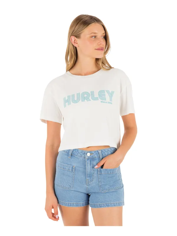 Rollers Boxy Crop Tee sold by Hurley