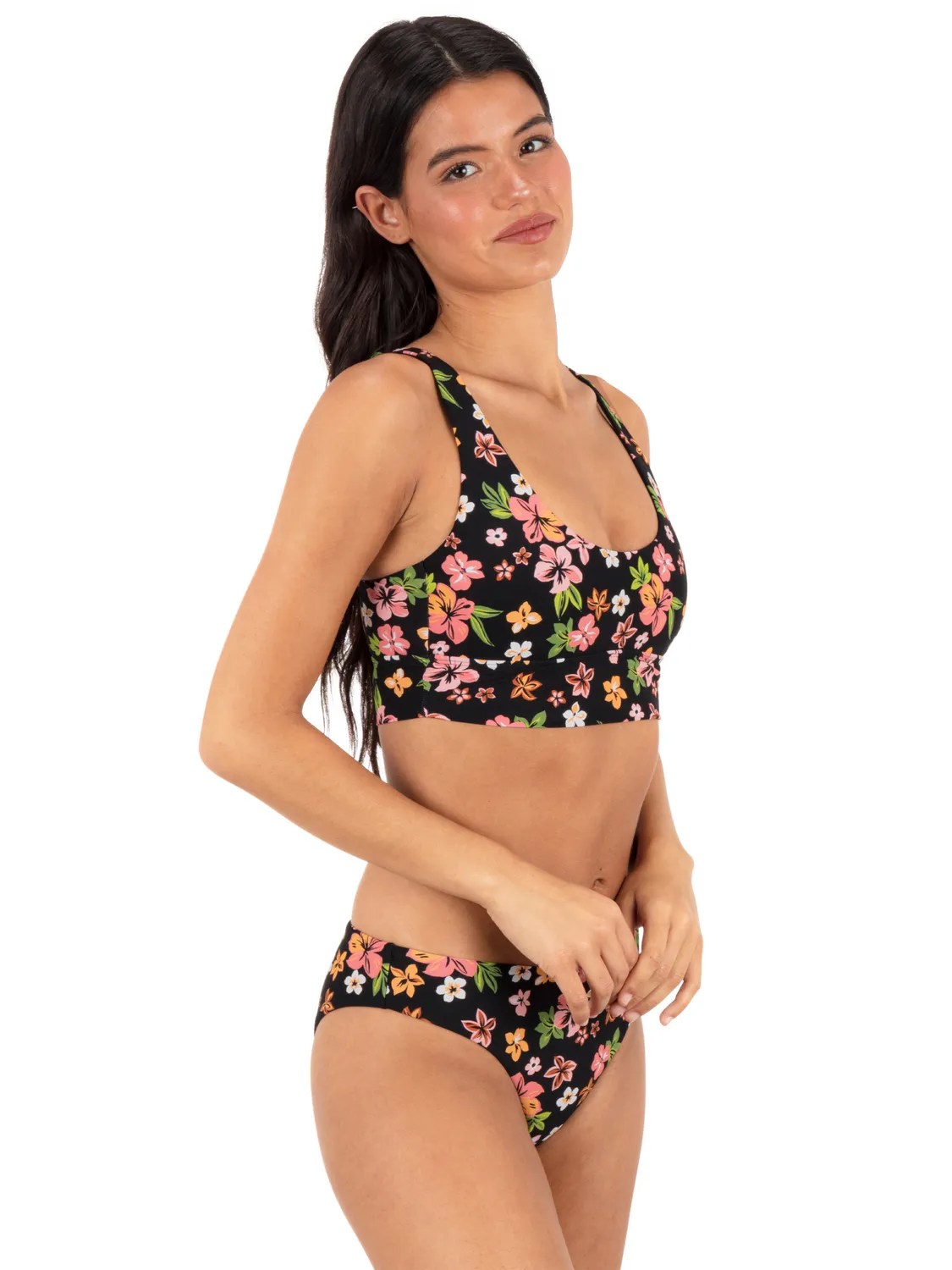 Max Hibiscus Dream Longline Bralette sold by Hurley product image thumbnail 4