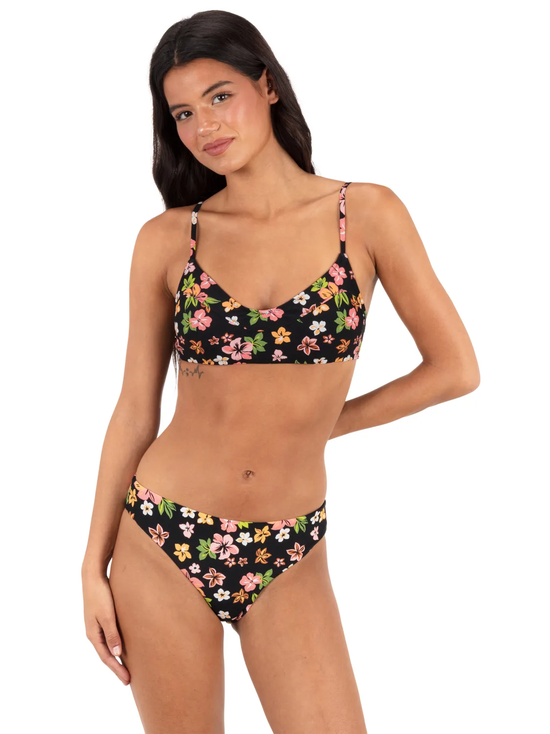 Max Hibiscus Dream Mid Rise Cheeky Bottom sold by Hurley product image thumbnail 4