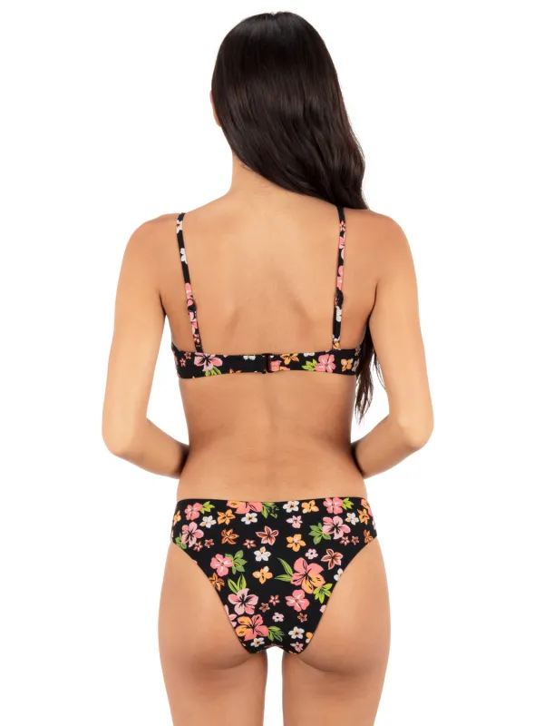 Max Hibiscus Dream Mid Rise Cheeky Bottom sold by Hurley