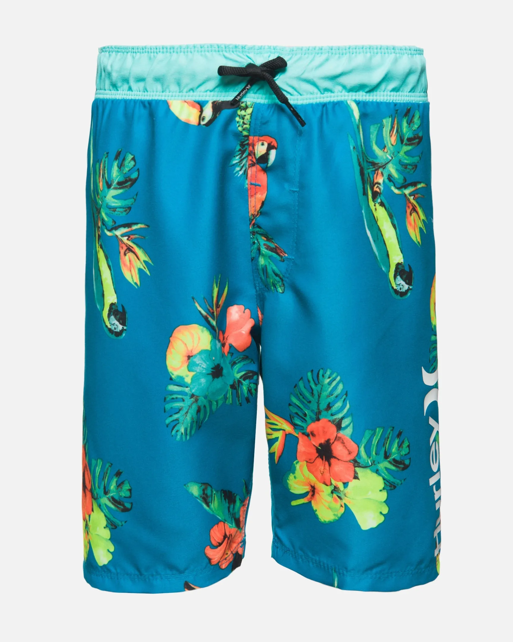 Boys' Parrot Floral Pull-On Swim Trunks sold by Hurley