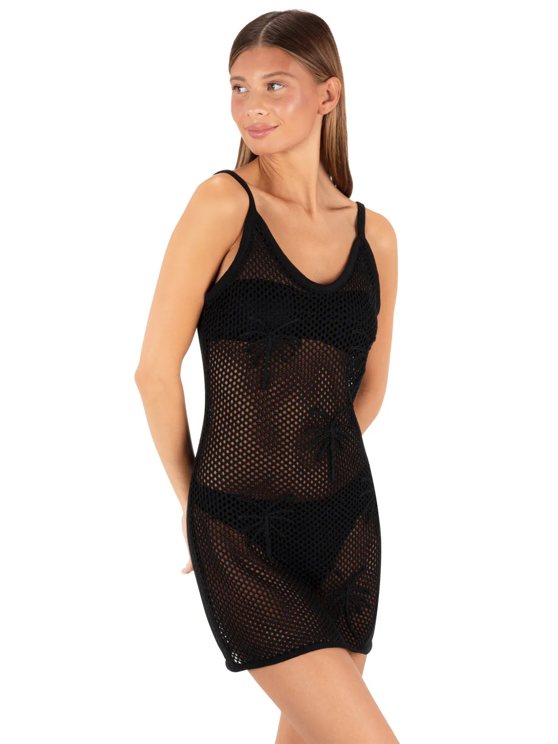 Embroidered Crochet Mini Dress sold by Hurley product image thumbnail 2