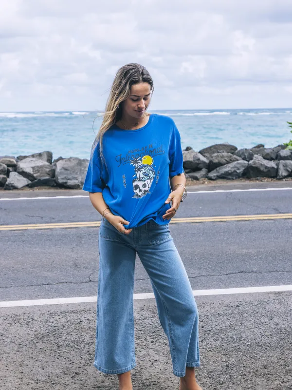 Skulltide Boyfriend Tee made by Hurley
