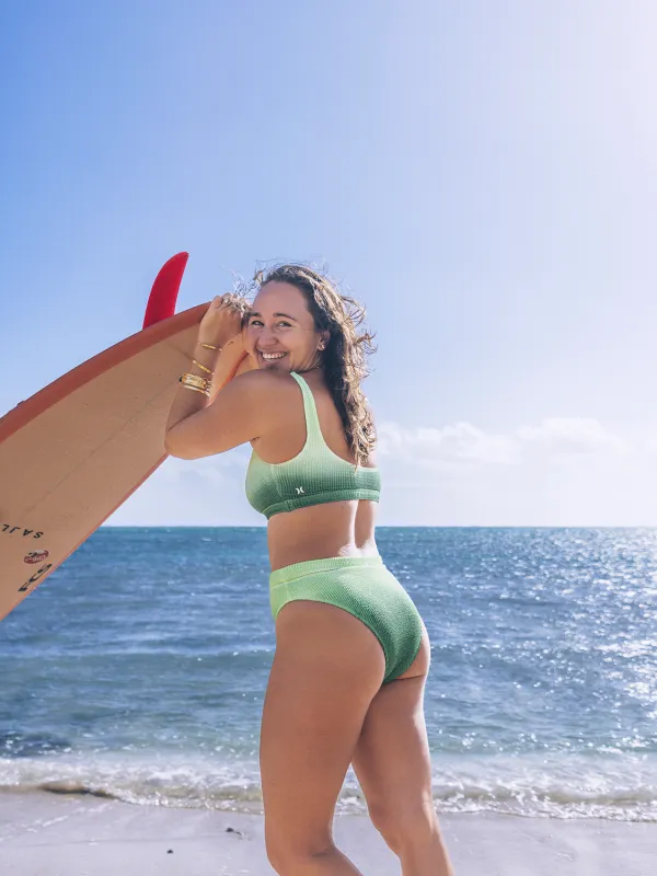 Ombre Scrunch Cheeky High Rise Bottom made by Hurley