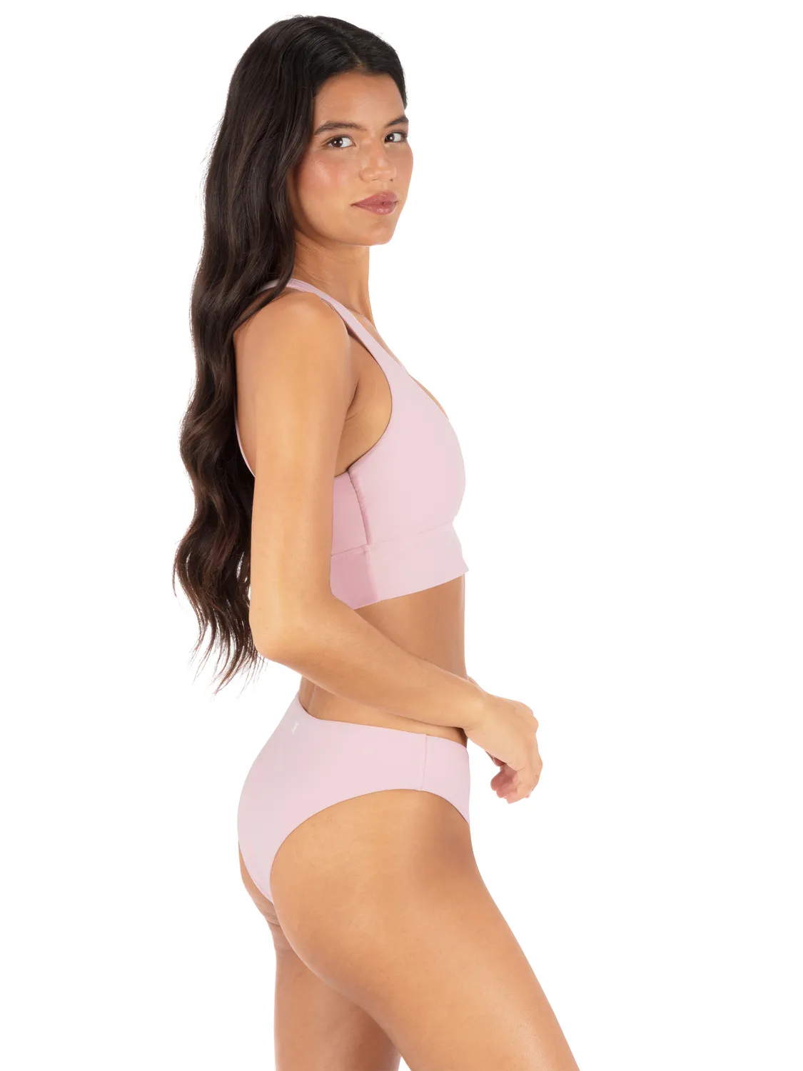 Max Solid Mid Rise Cheeky Bottom sold by Hurley