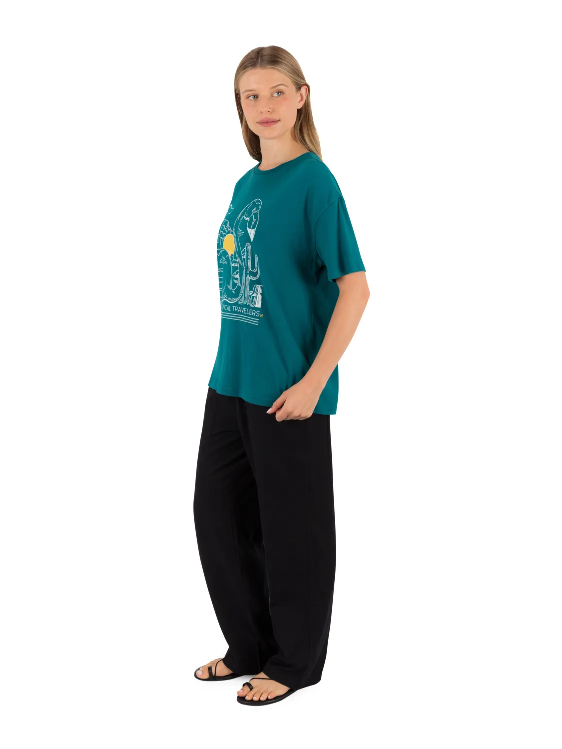 Surf Hooky Boxy Crop Tee sold by Hurley product image thumbnail 3
