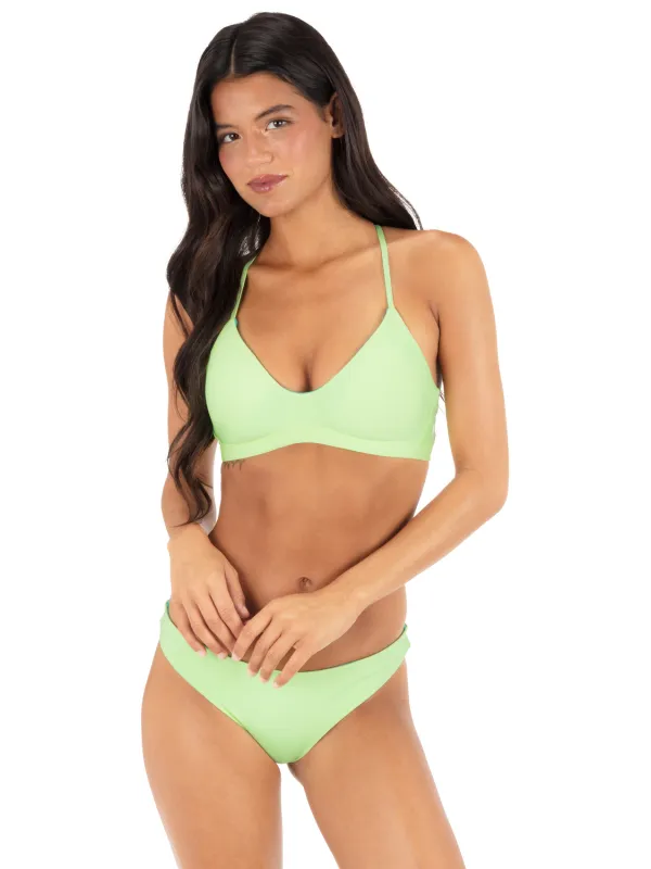 Solid Adjustable Bikini Top made by Hurley