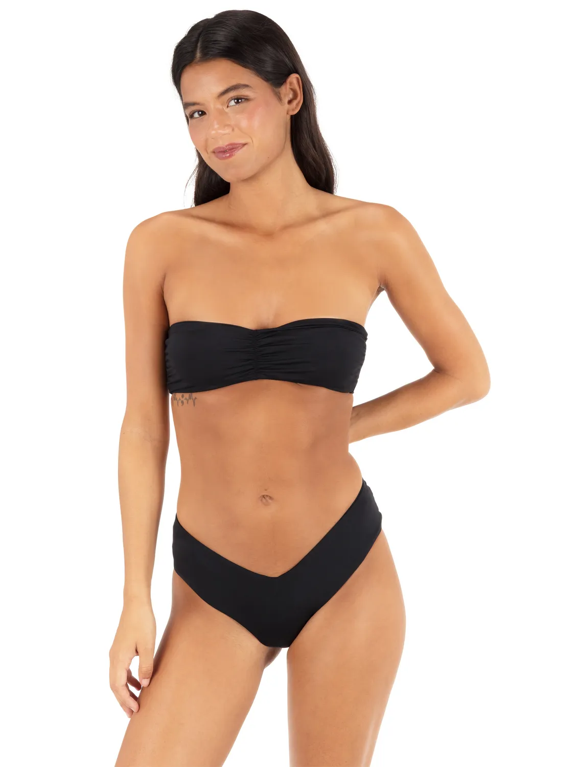 Solid Shirred Bandeau sold by Hurley