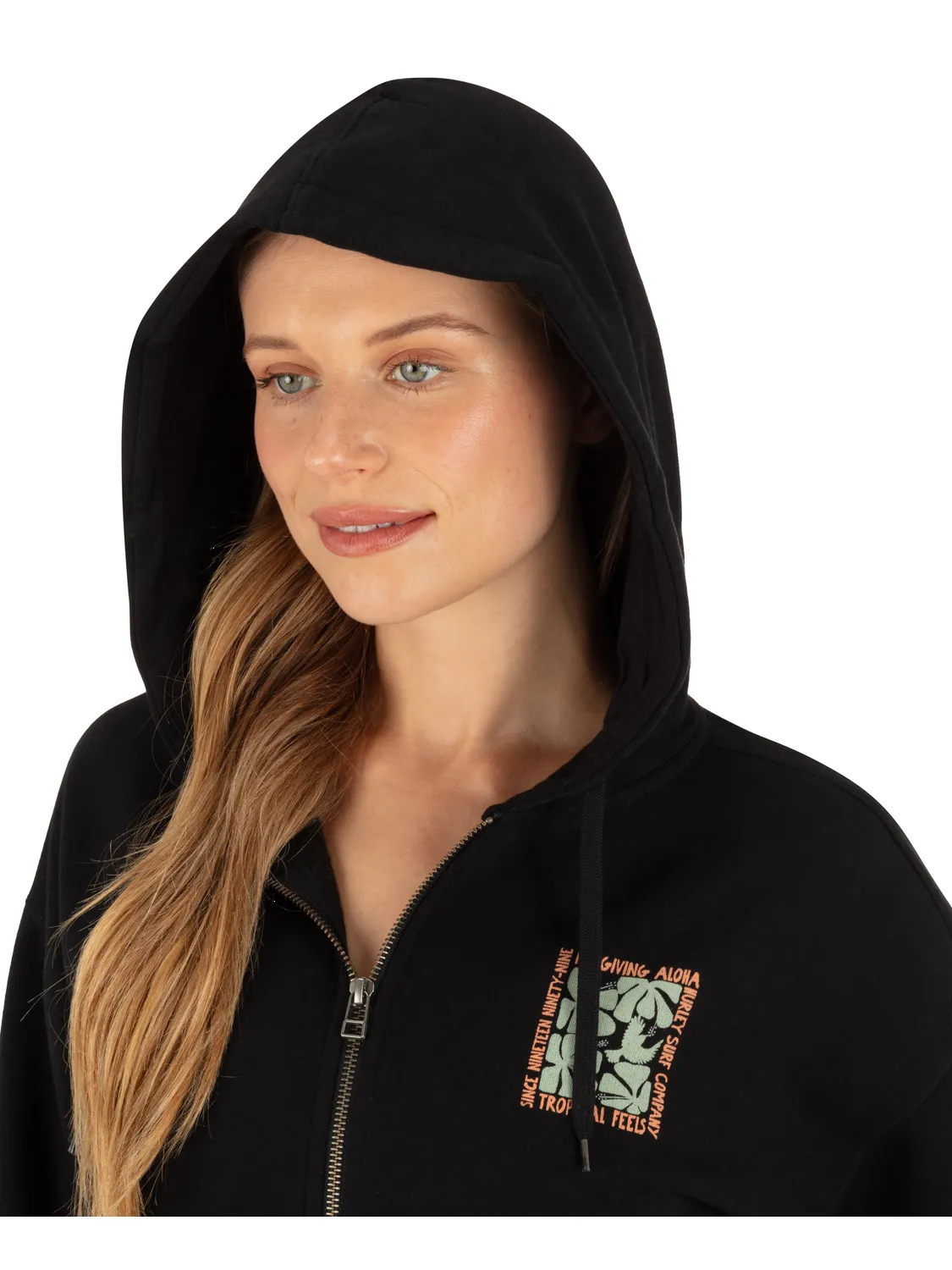 Hawaiian Kisses Zip Hoodie sold by Hurley product image thumbnail 4