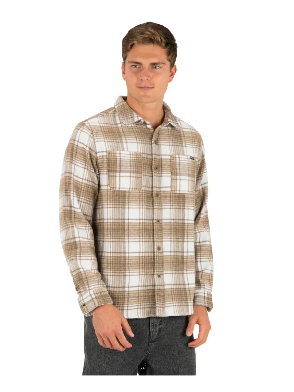 Eugene Heavyweight Flannel Long Sleeve made by Hurley