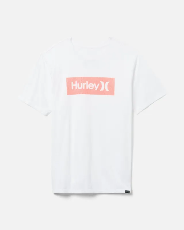 Everyday Washed One and Only Boxed Texture Short Sleeve T-Shirt sold by Hurley