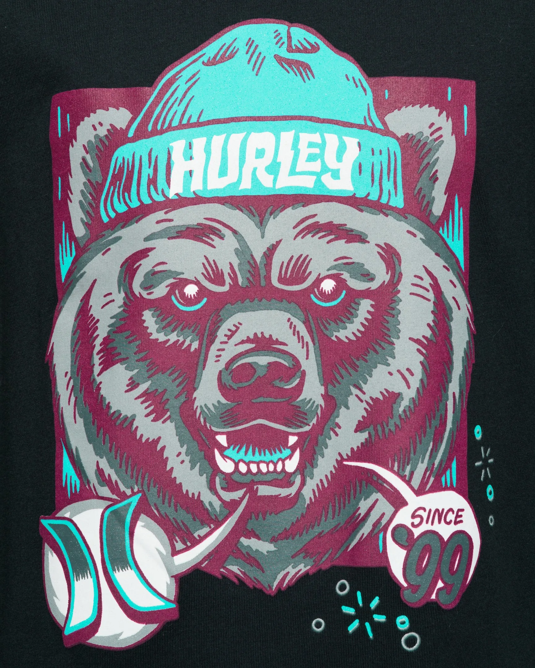 Boys' Grizzly Long Sleeve Graphic T-Shirt sold by Hurley product image thumbnail 4