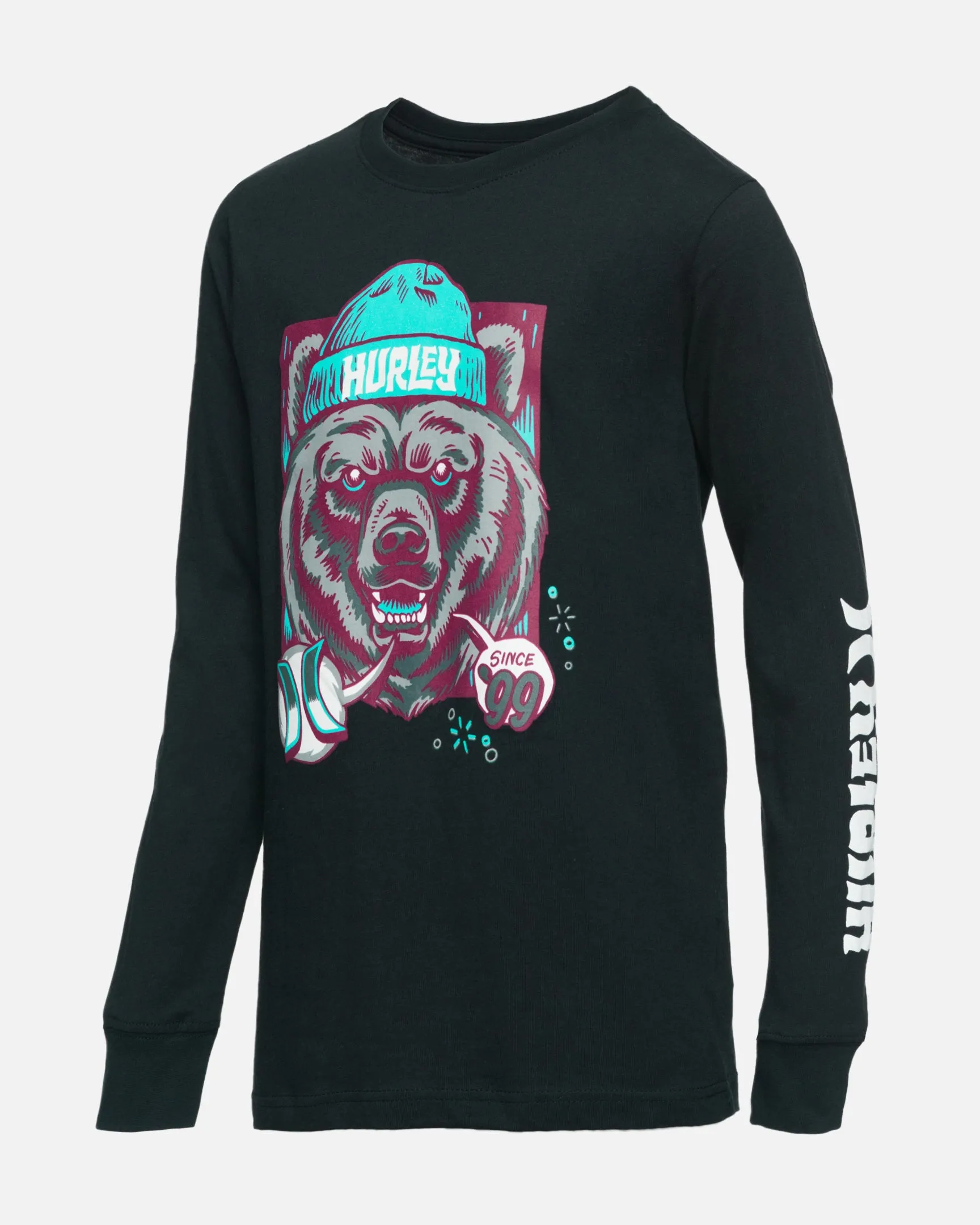 Boys' Grizzly Long Sleeve Graphic T-Shirt sold by Hurley product image thumbnail 3
