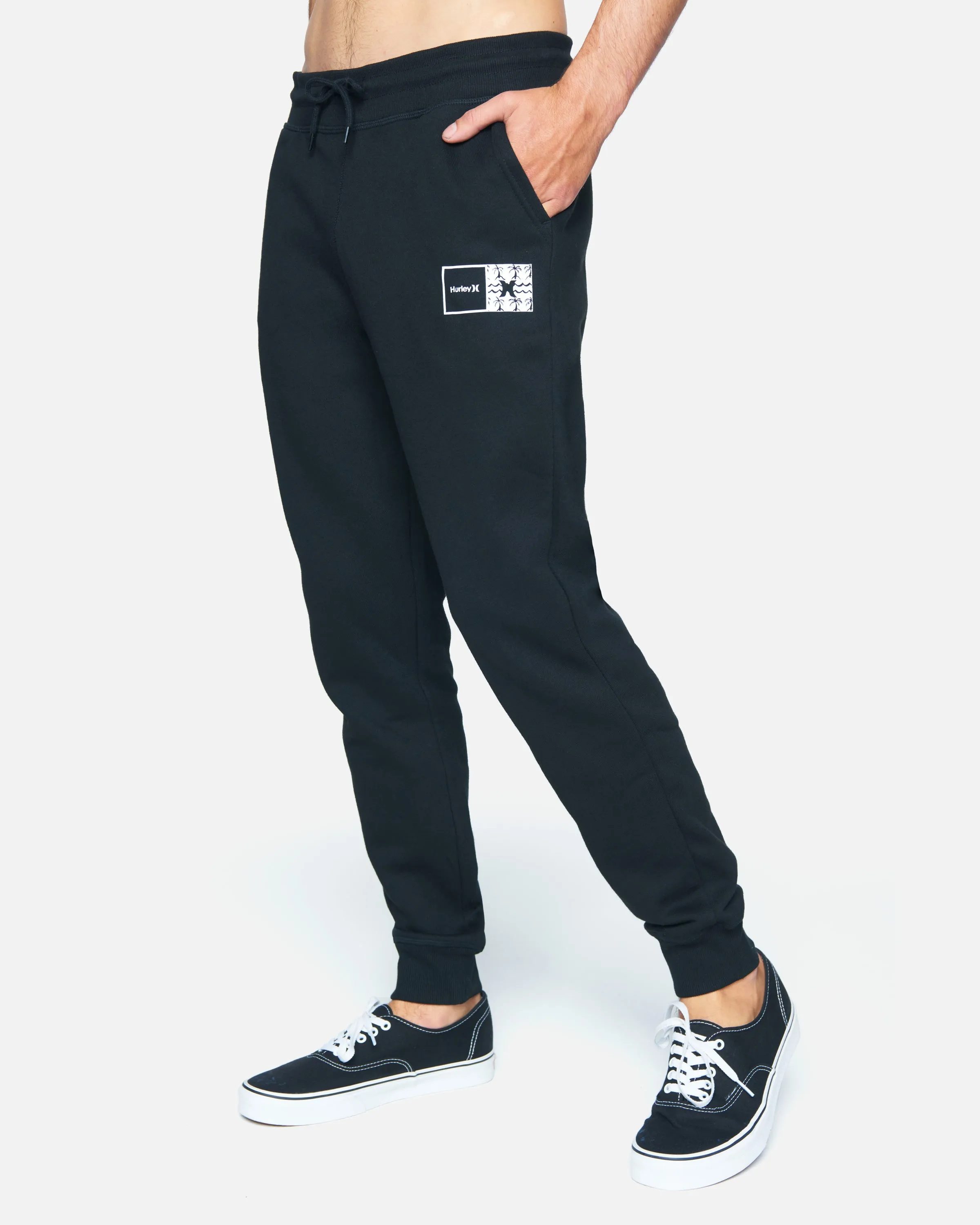 Natural Relaxed Fit Cotton Fleece Jogger sold by Hurley product image thumbnail 3