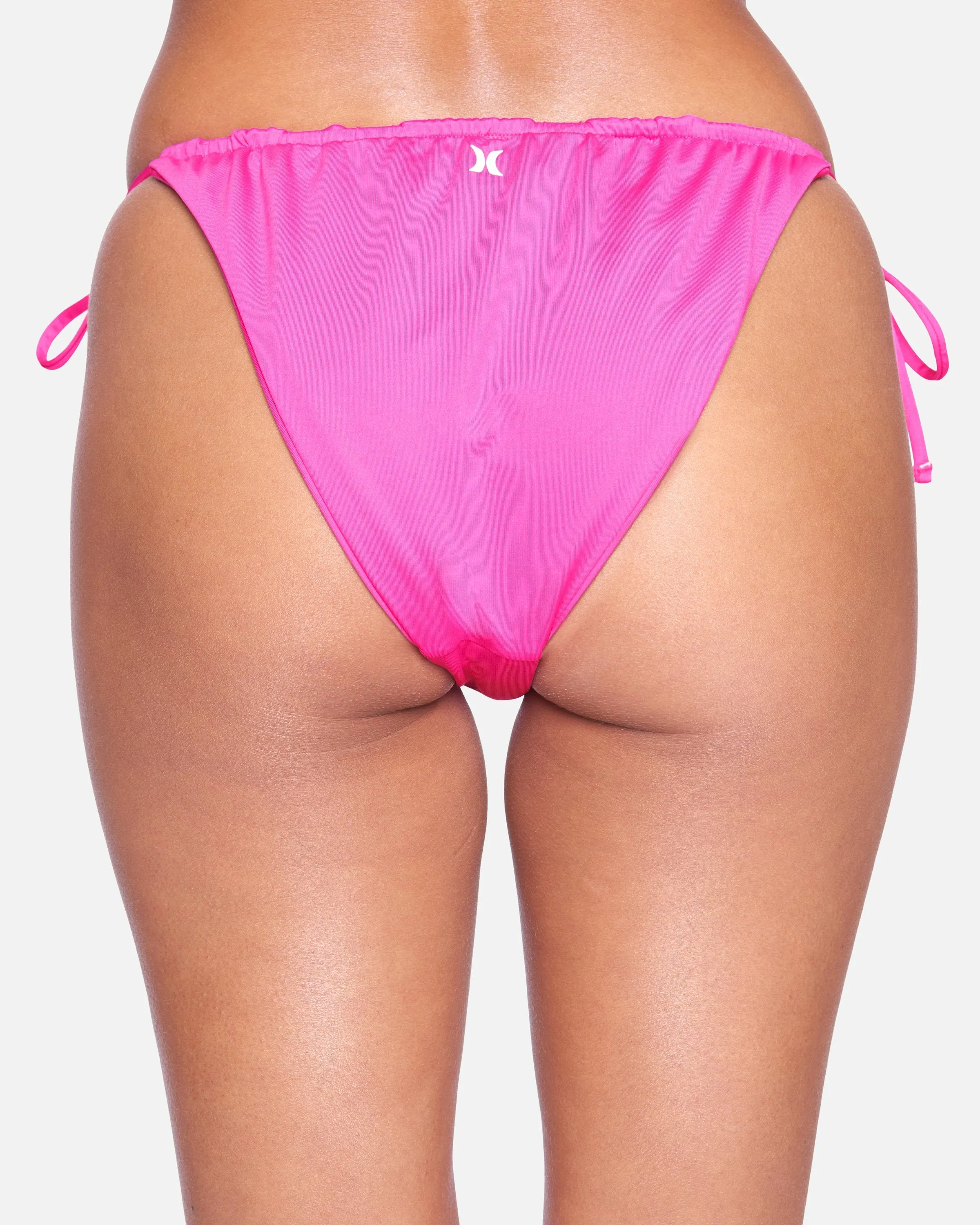 Solid Slider Tie Side Cheeky Bikini Bottom sold by Hurley product image thumbnail 4