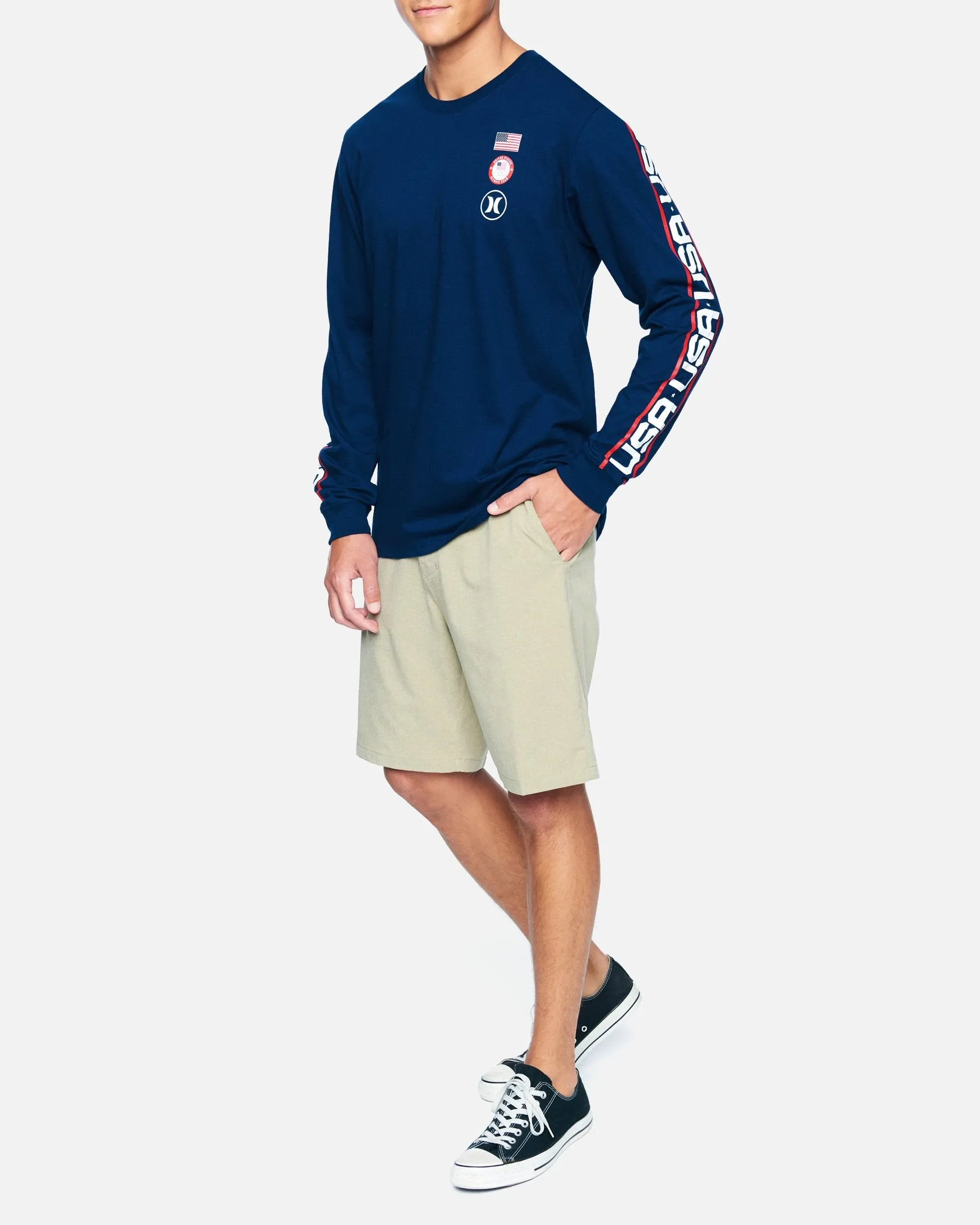 USA Long Sleeve T-Shirt sold by Hurley product image thumbnail 4