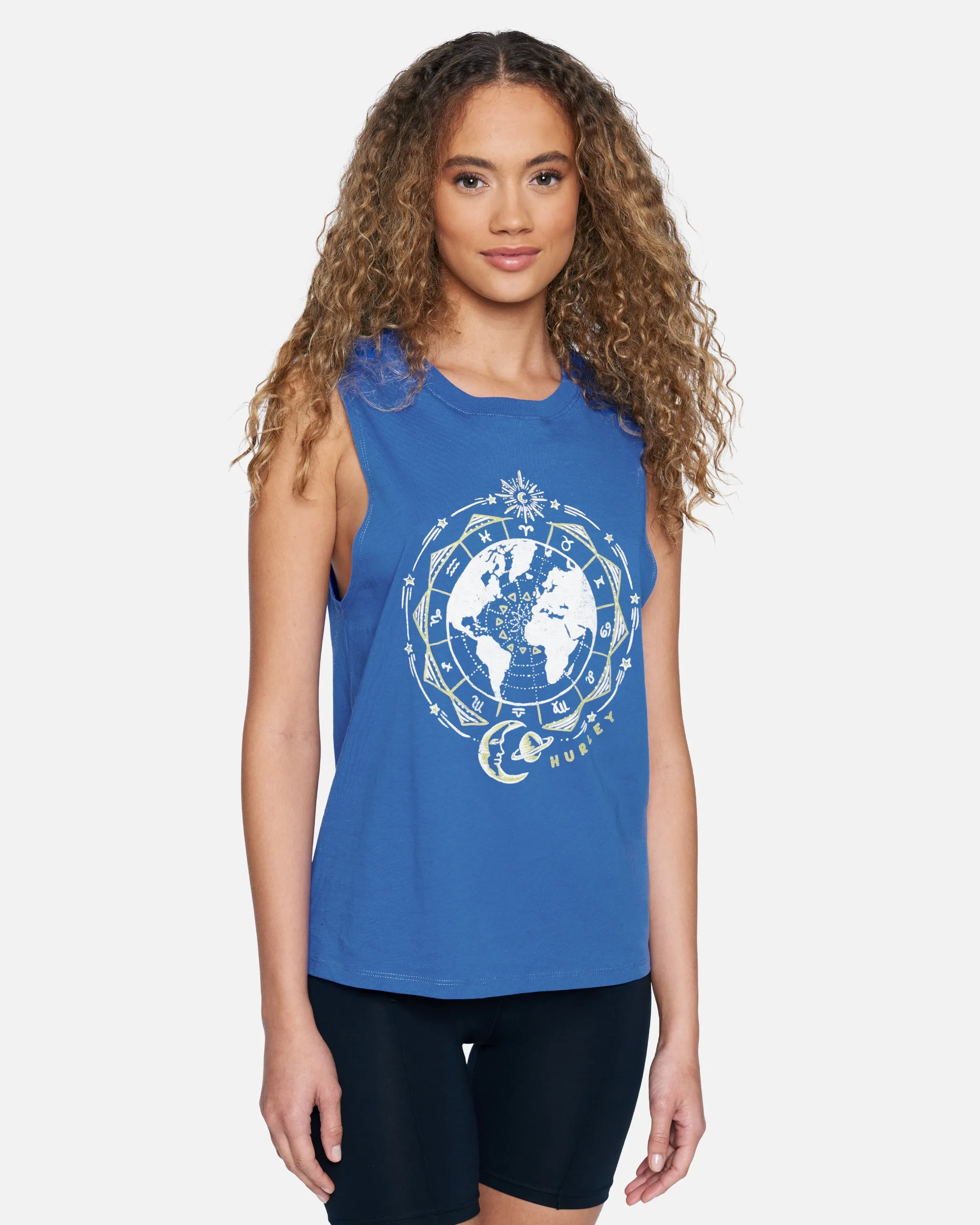 Global Washed Muscle Tank sold by Hurley