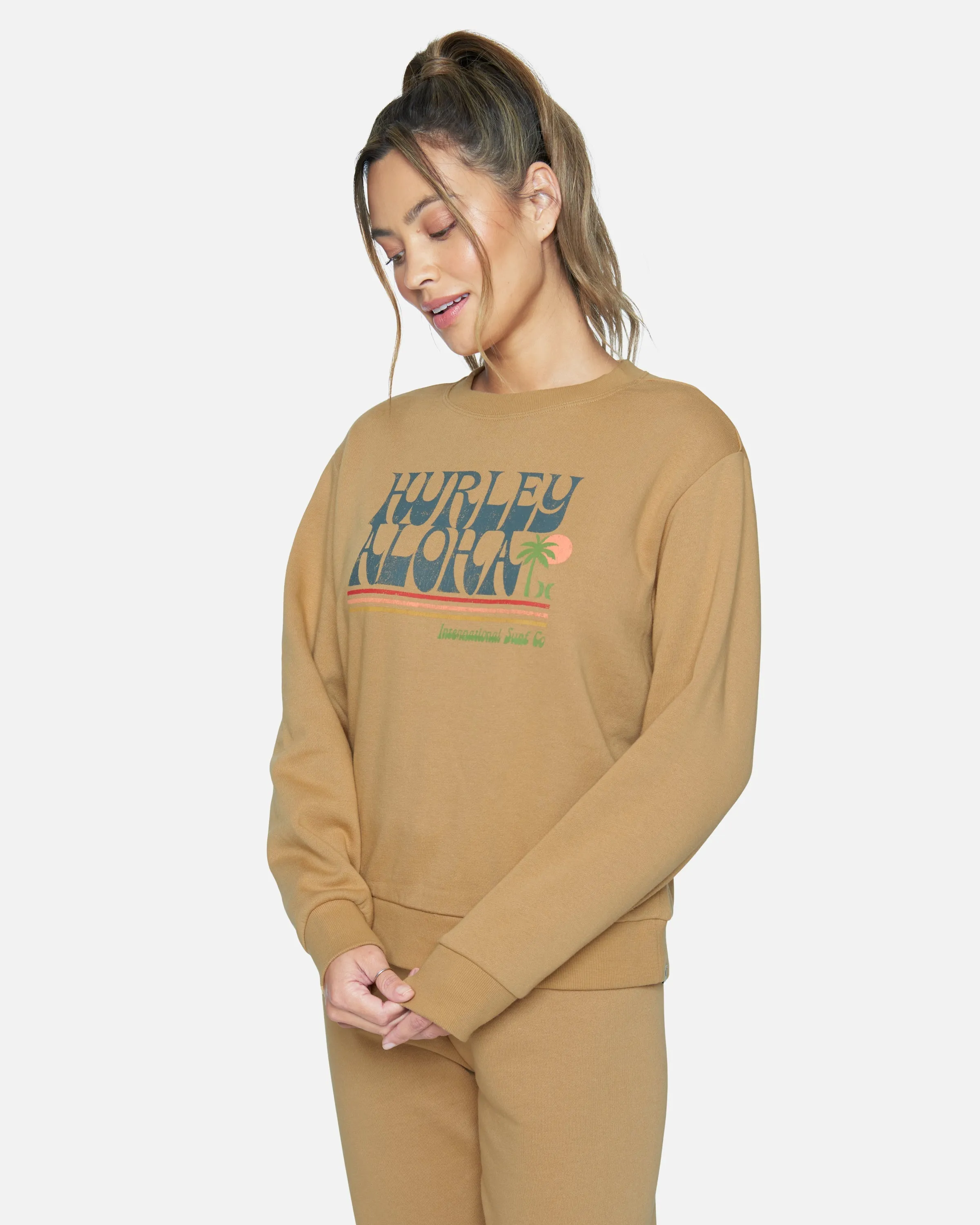 77 COLORS GIRLFRIEND CREW FLEECE sold by Hurley product image thumbnail 3