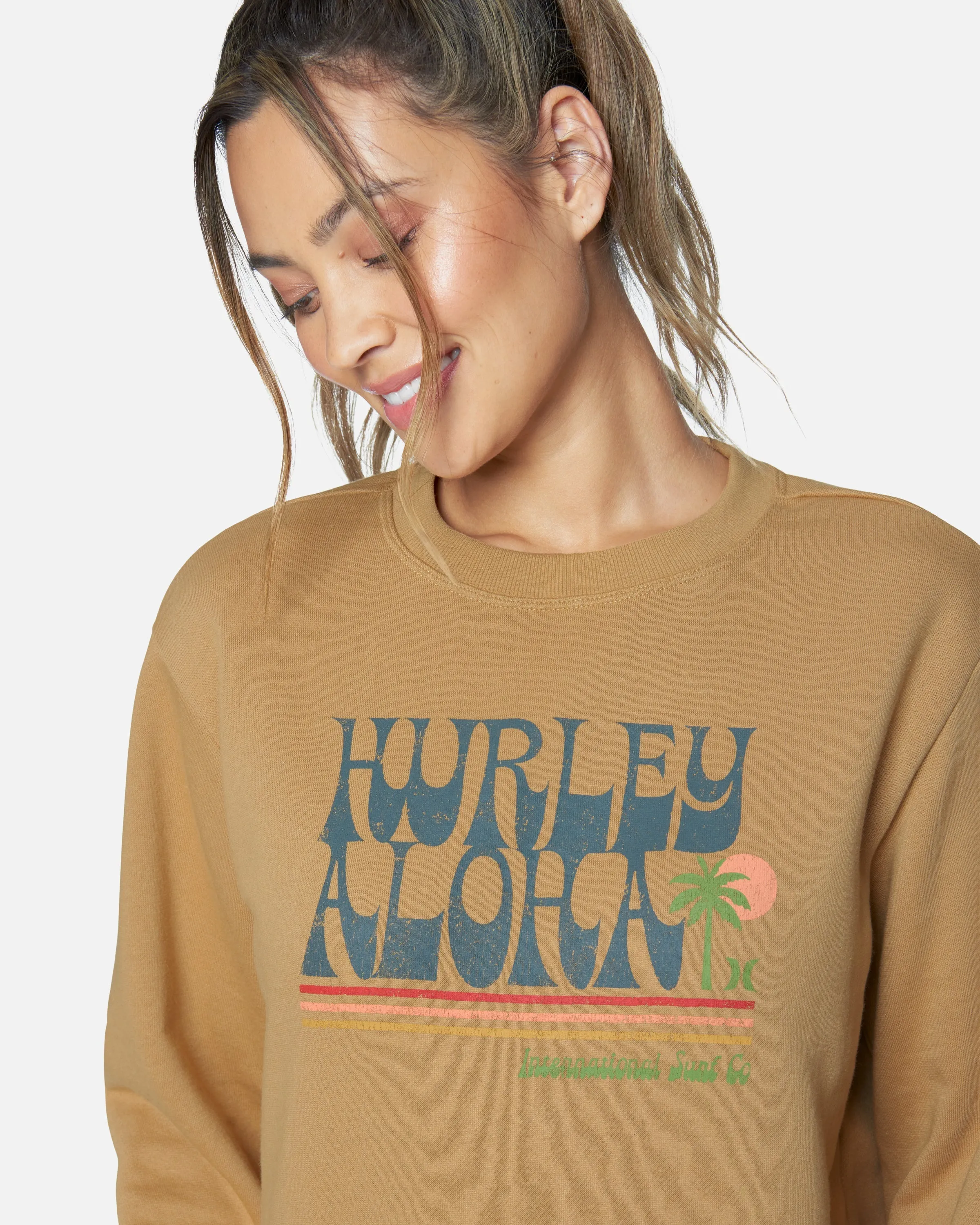 77 COLORS GIRLFRIEND CREW FLEECE sold by Hurley product image thumbnail 5