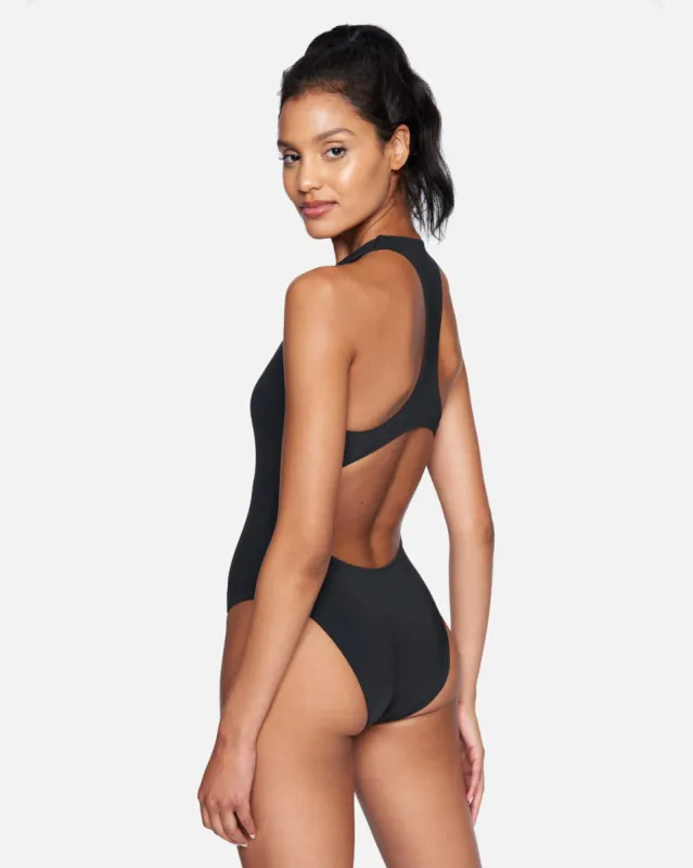 One And Only Solid Racerback Moderate One Piece sold by Hurley