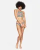 Hurley x Black Girls Surf Max Mosaic Geo Reversible High Neck Halter Bikini Top sold by Hurley