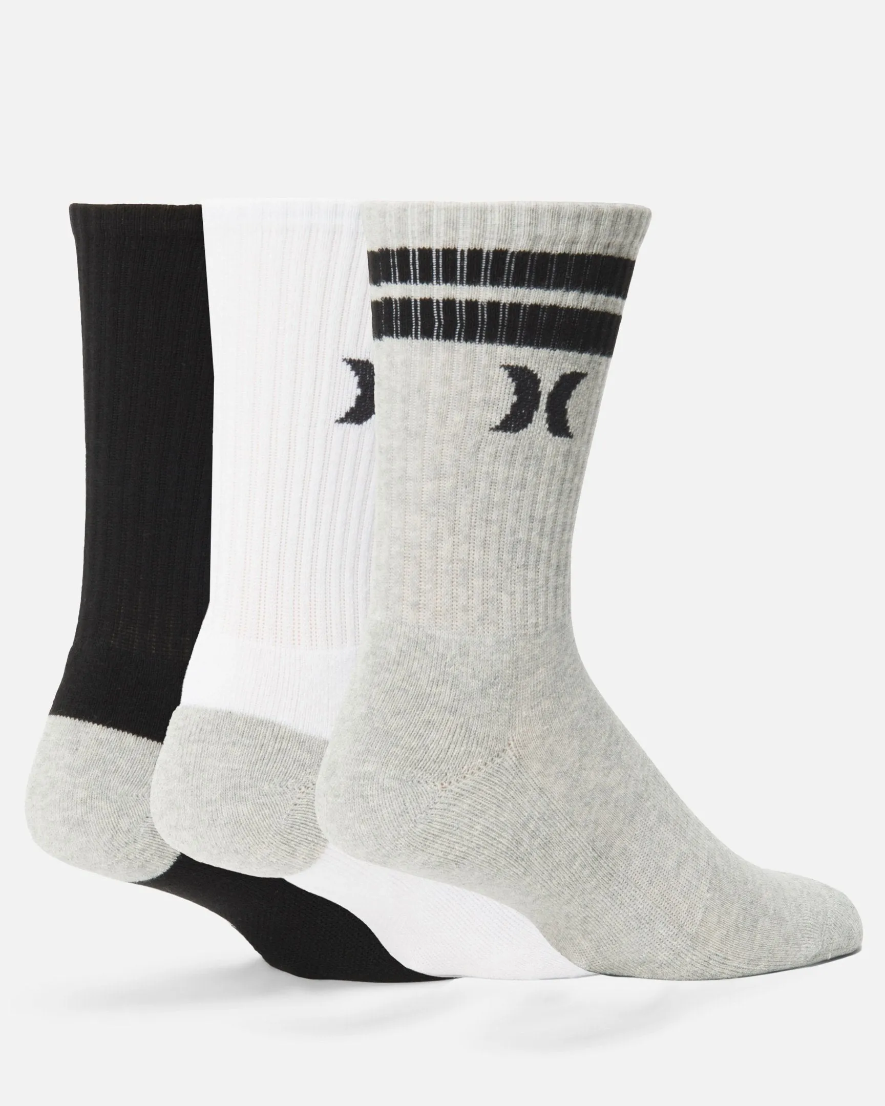 3-Pack Terry Crew Sock sold by Hurley product image thumbnail 2