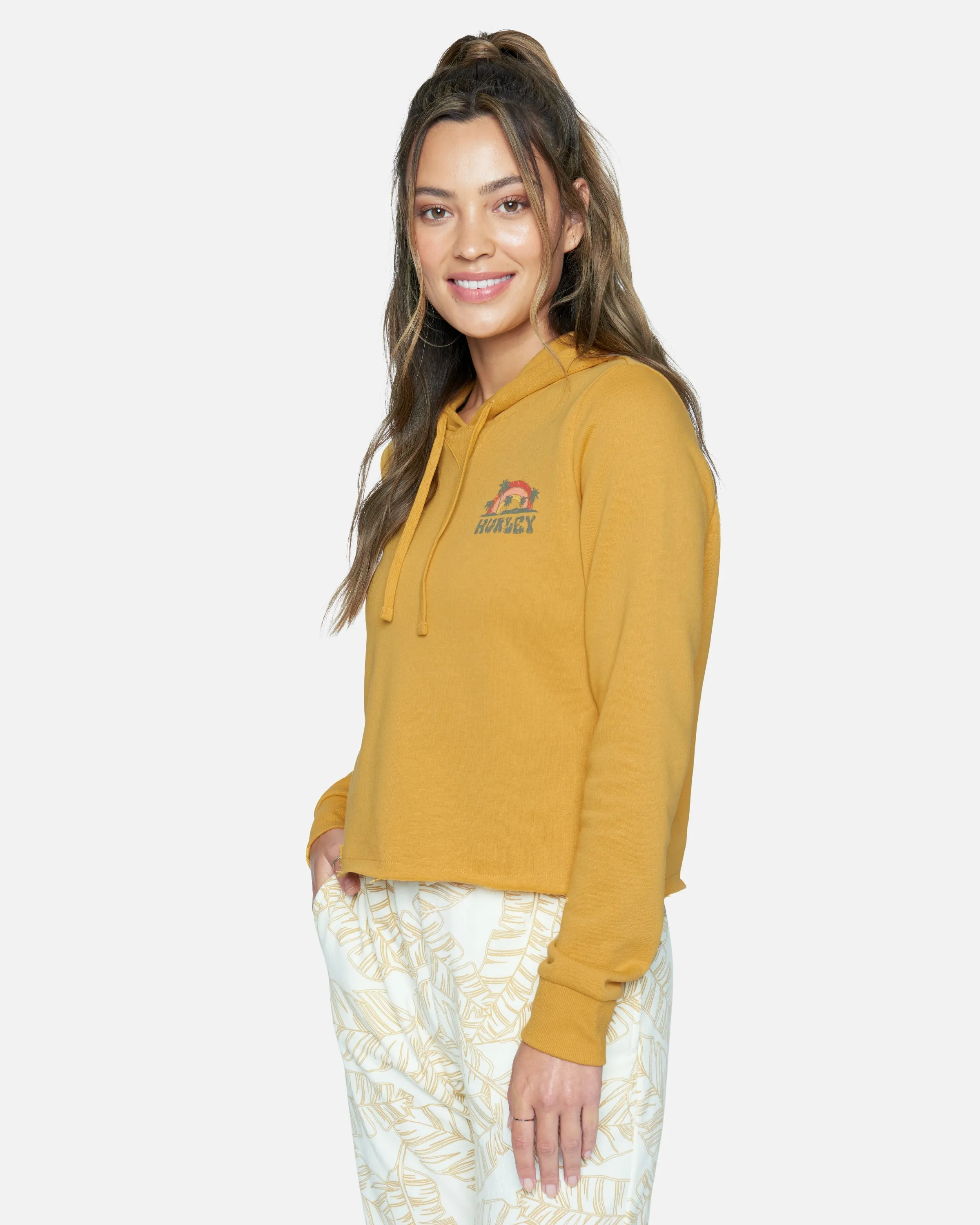 SHROOM CUT OFF CROP HOODIE sold by Hurley product image thumbnail 3