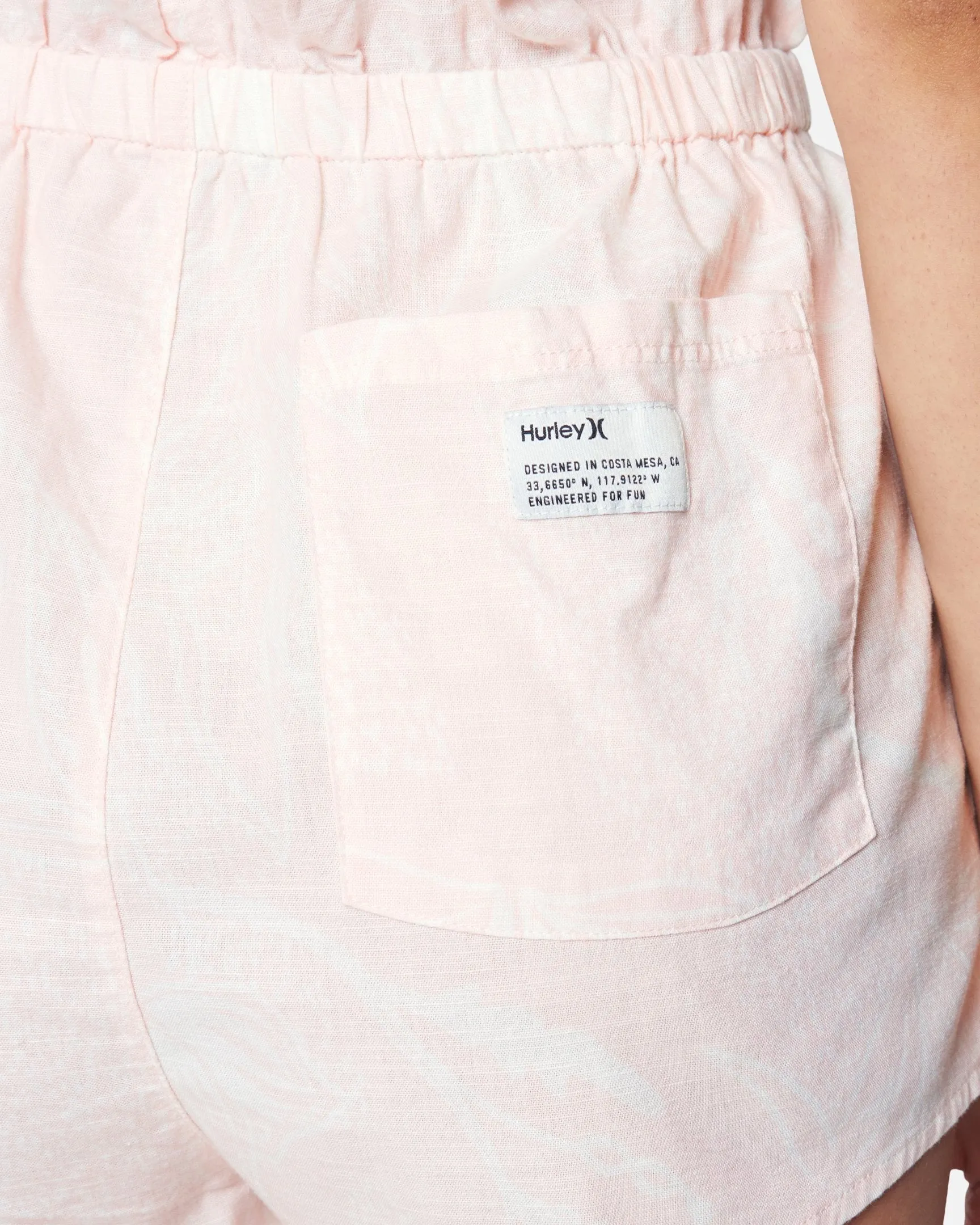 Women's Domino Short Sleeve Romper sold by Hurley product image thumbnail 3