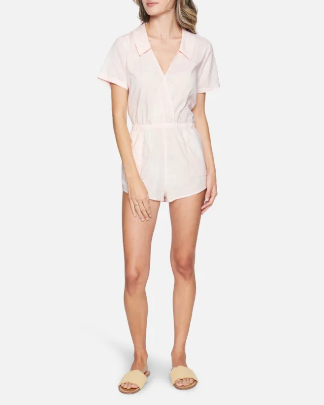 Women's Domino Short Sleeve Romper sold by Hurley