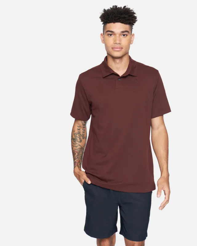 H2O-DRI Harvey Solid Polo Short Sleeve Shirt sold by Hurley