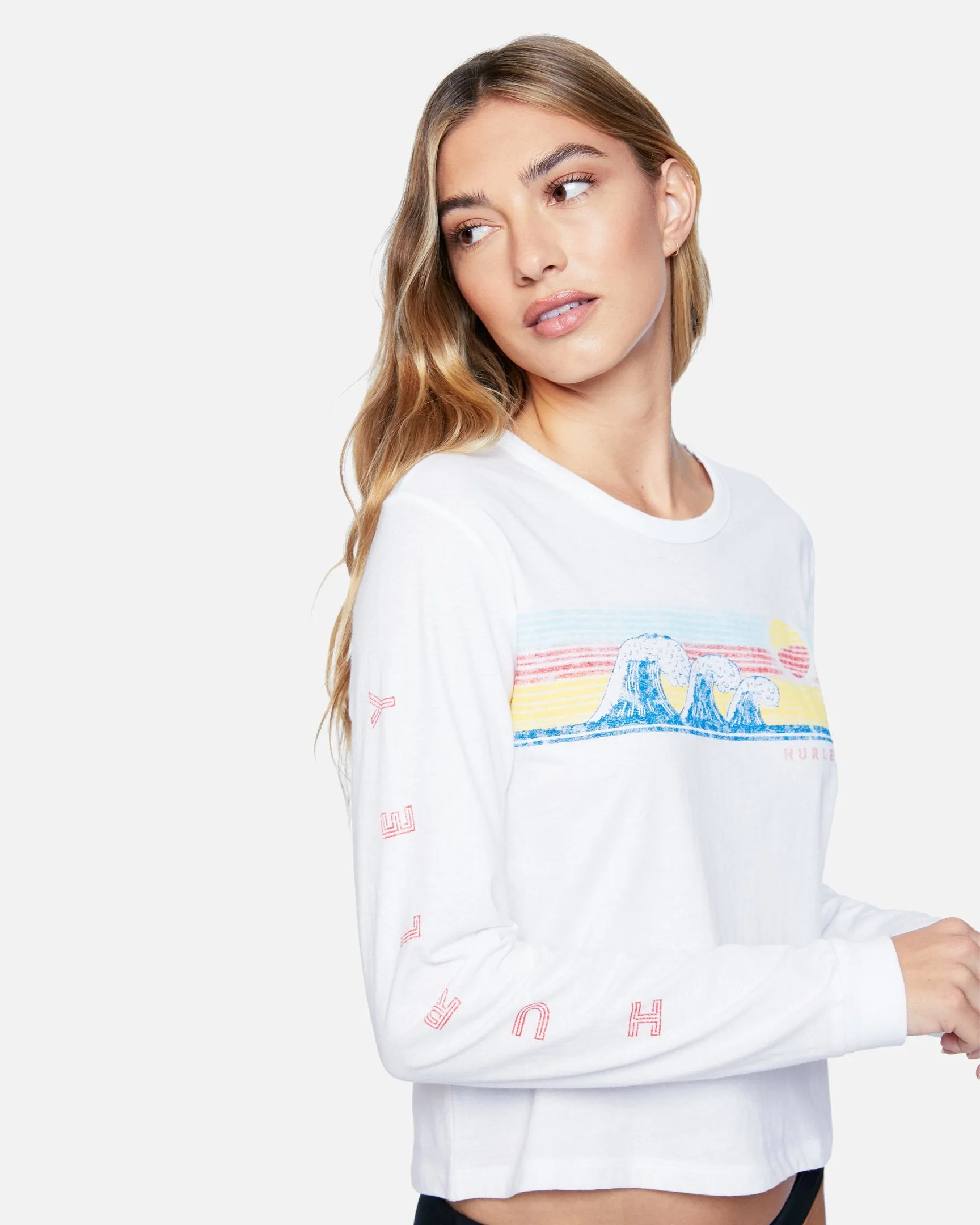 Retro Wave Perfect Long Sleeve sold by Hurley product image thumbnail 5