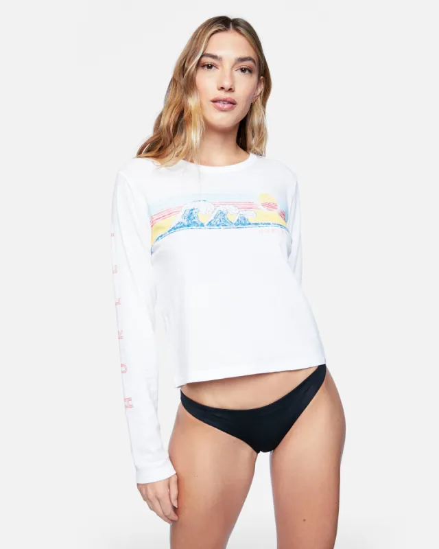 Retro Wave Perfect Long Sleeve made by Hurley