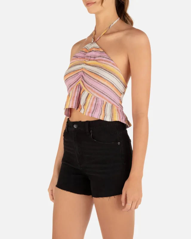 Sunset Stripe Halter Top sold by Hurley