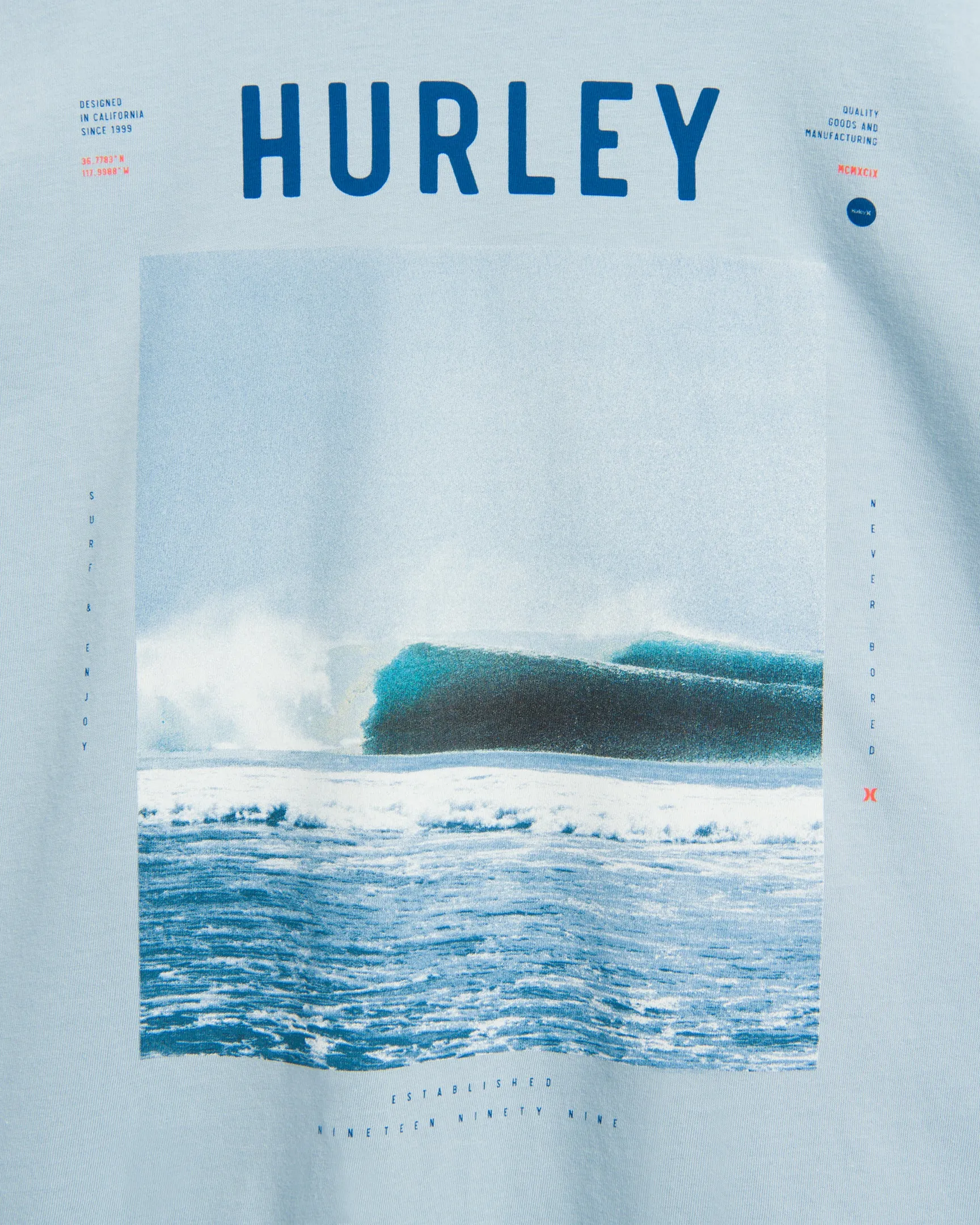Double Barrel Short Sleeve T-Shirt sold by Hurley product image thumbnail 3