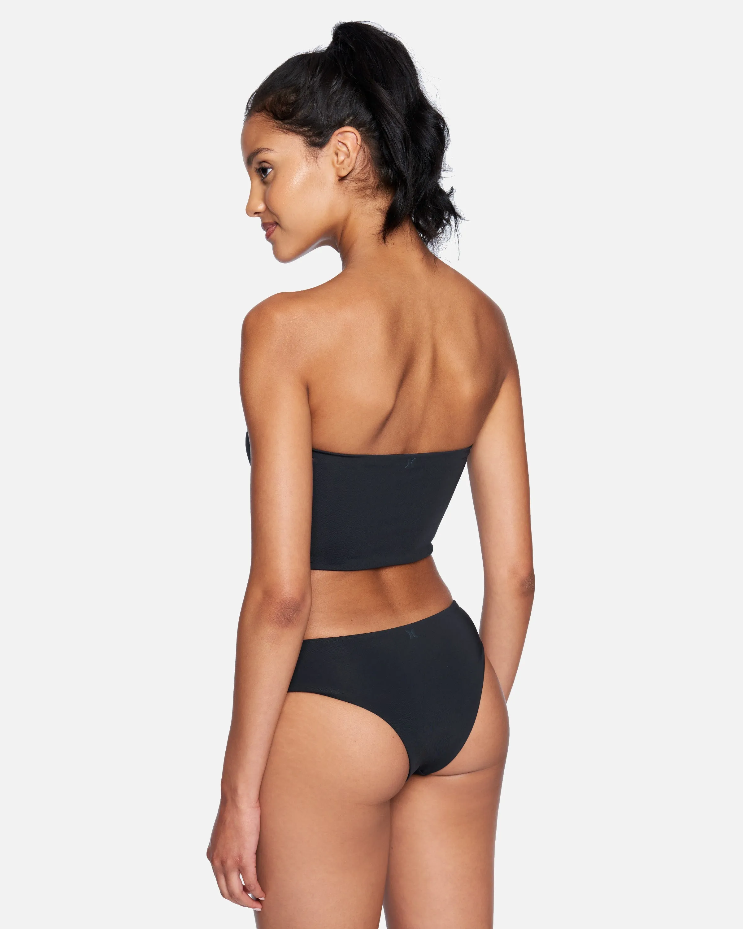 Solid Cheeky Hipster Bikini Bottom sold by Hurley