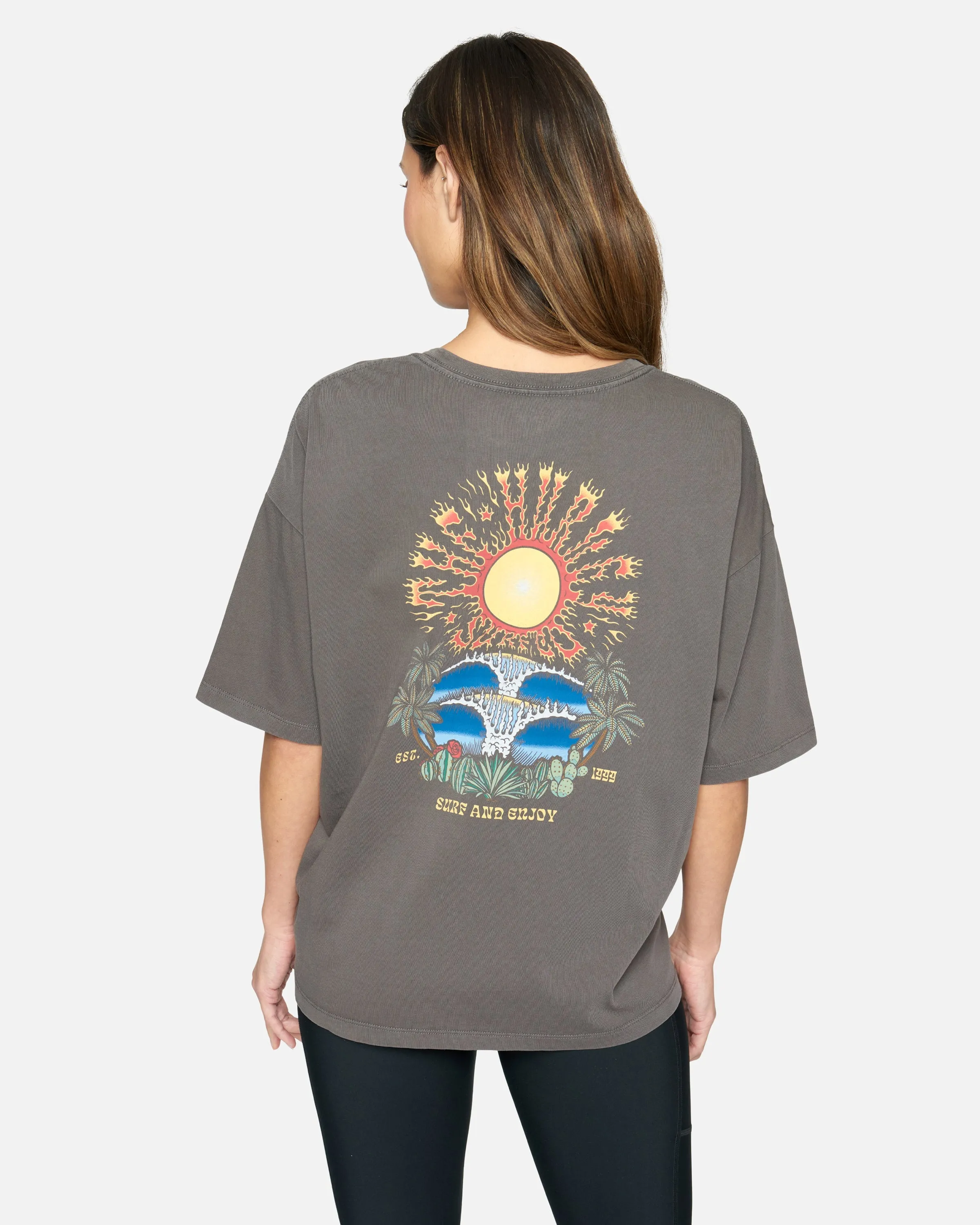 BURNING SUN BOYFRIEND TEE sold by Hurley product image thumbnail 2