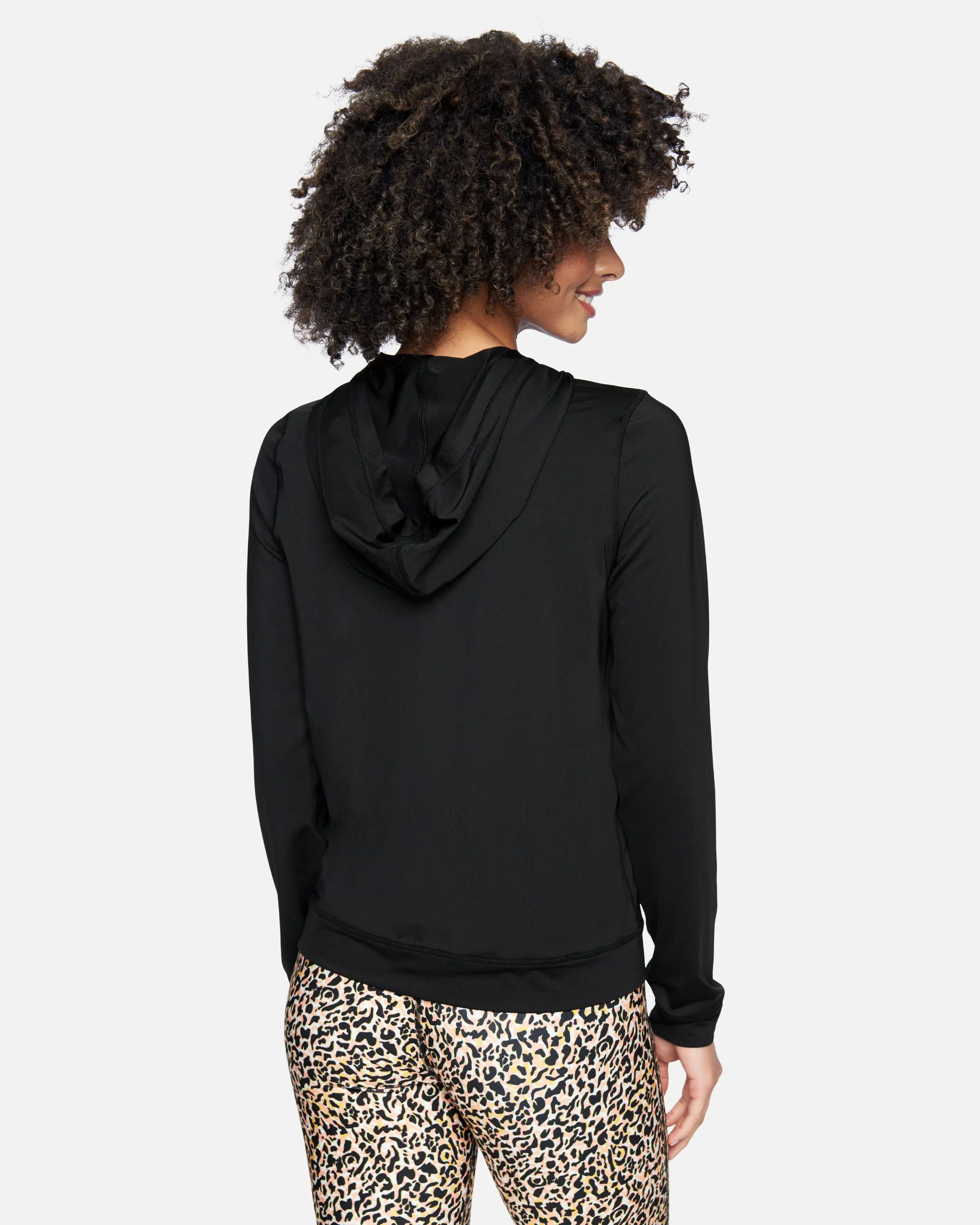 One and Only Solid Long Sleeve Zip Hoodie Rashguard sold by Hurley product image thumbnail 2